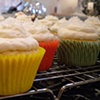 Lemon cake with coconut frosting