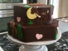 Woodland Themed Baby Shower Cake