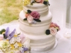 Platinum Ribbon Wedding Cake